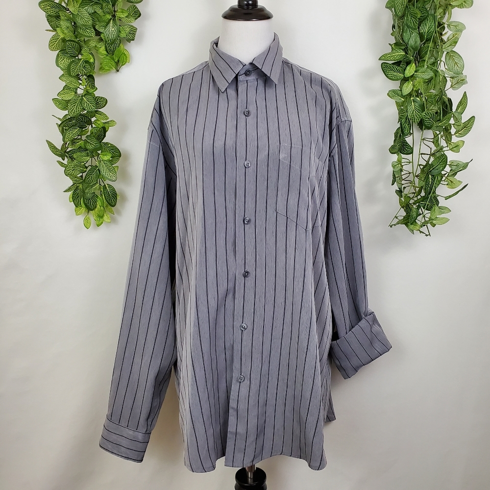George men's oversized striped shirt dress - Picture 9 of 16